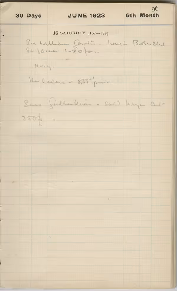 Handwritten notes on paper