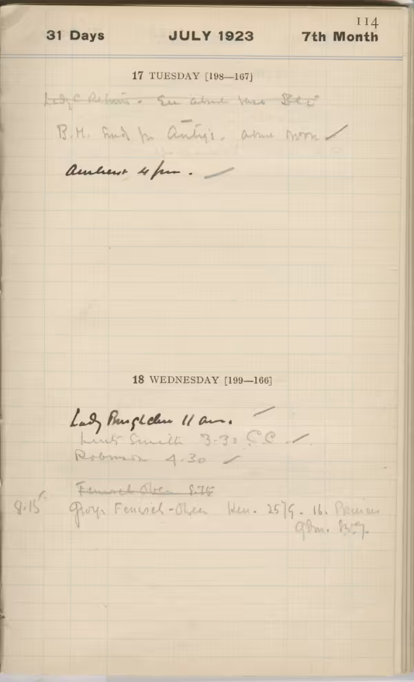 Handwritten notes on paper