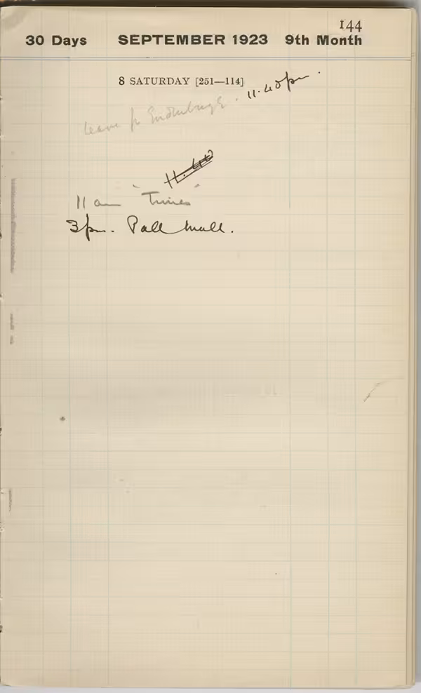 Handwritten notes on paper