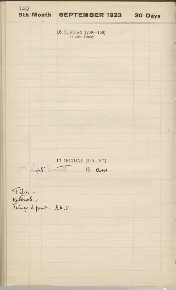 Handwritten notes on paper