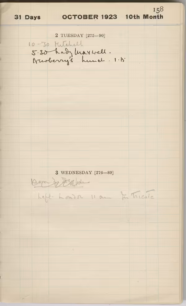 Handwritten notes on paper