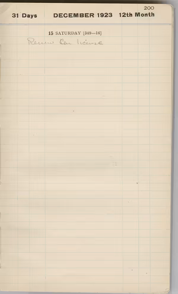 Handwritten notes on paper