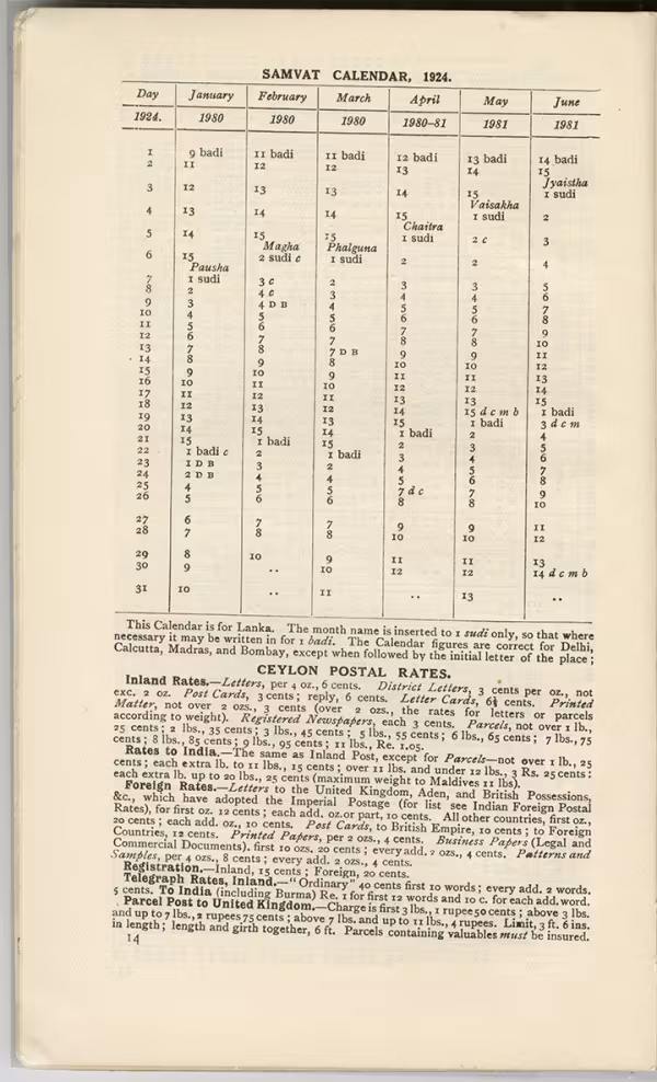 Printed text