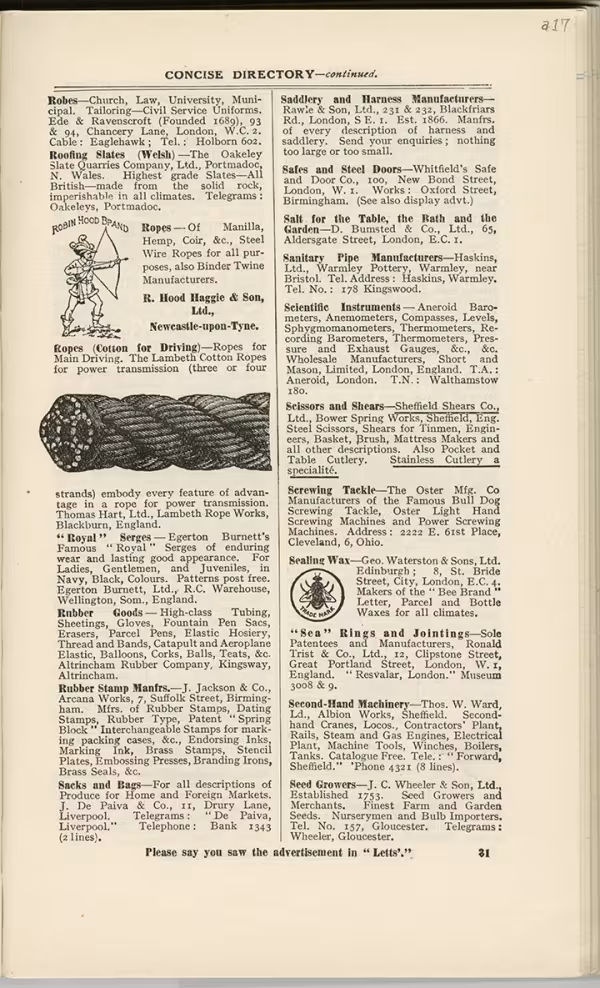 Printed text