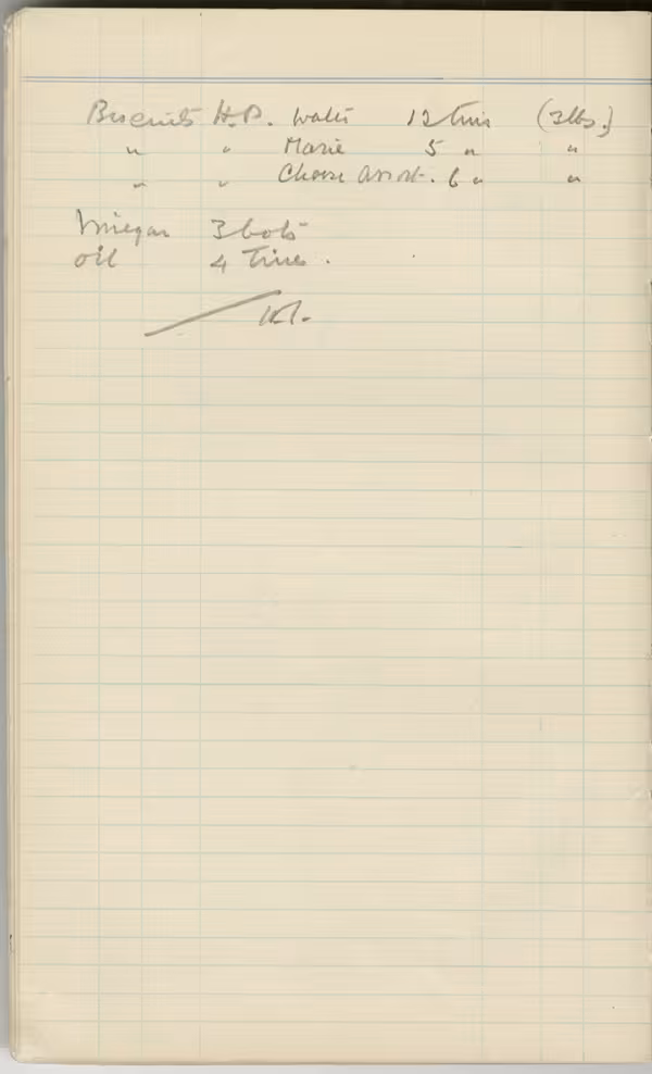 Handwritten notes on paper