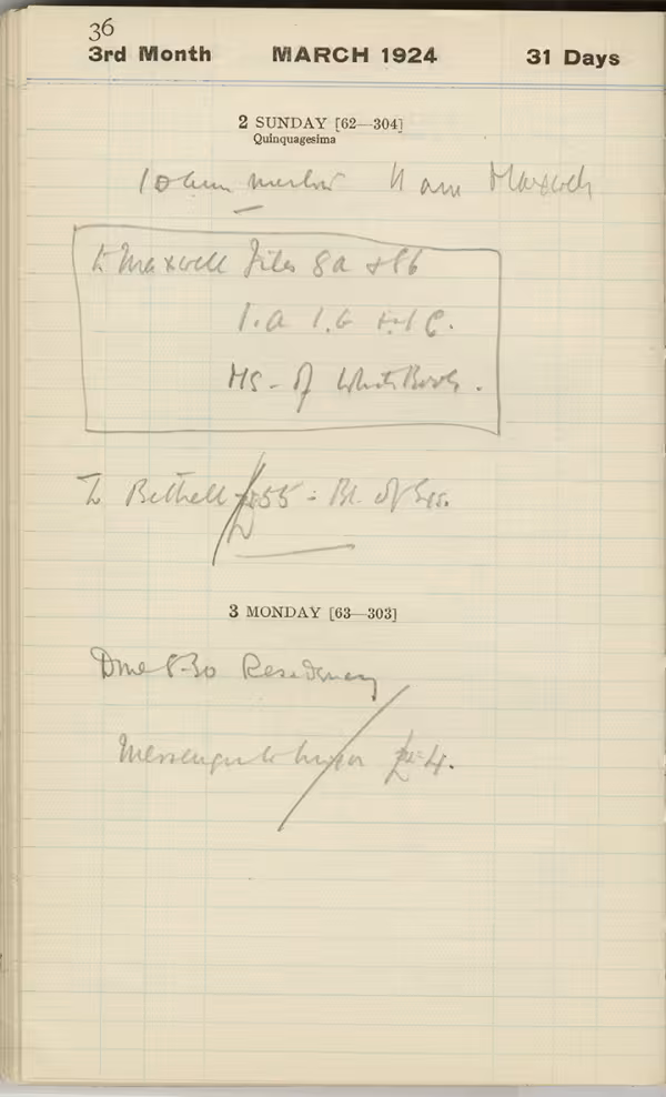 Handwritten notes on paper