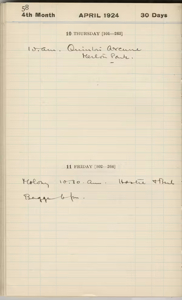 Handwritten notes on paper