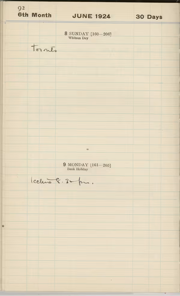 Handwritten notes on paper