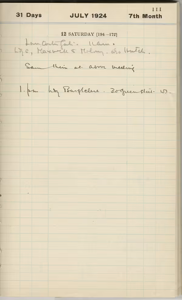 Handwritten notes on paper