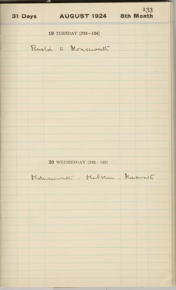 Handwritten notes on paper
