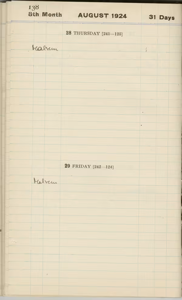 Handwritten notes on paper