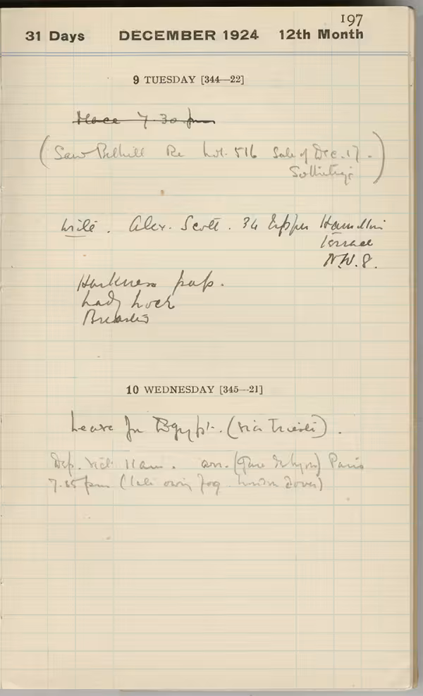 Handwritten notes on paper
