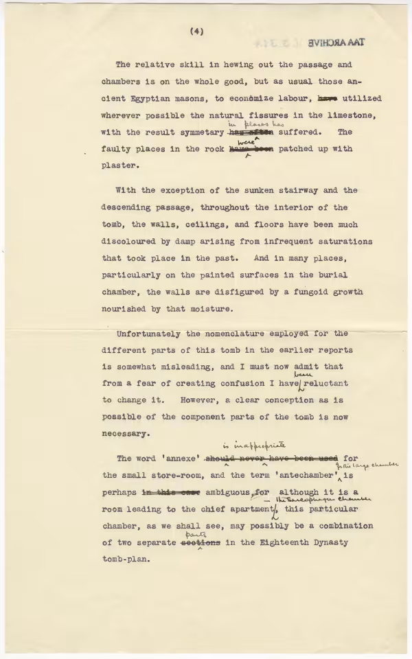 Printed text and handwritten notes on paper