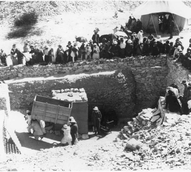 workers carrying object