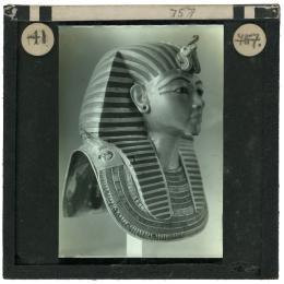 Image of lantern slide of king's mask