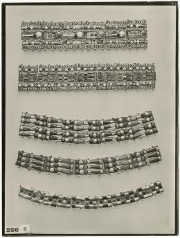Image of print of beaded side straps
