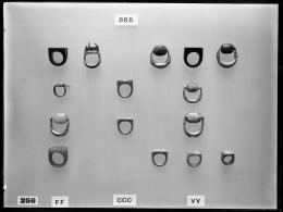 Image of negative of fifteen rings