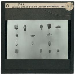 Image of lantern slide of rings