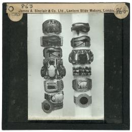 Image of lantern slide of bracelets