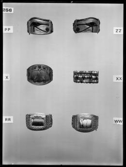 Image of negative of six bracelets
