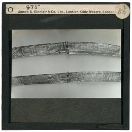 Image of lantern slide of gold girdles
