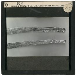 Image of lantern slide of gold girdles