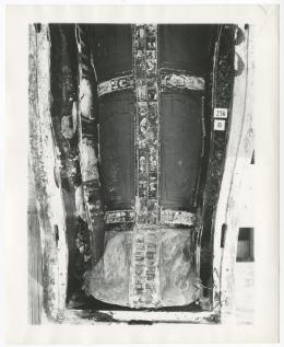 Image of print of king's mummy in coffin