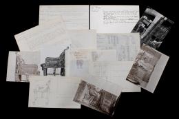 collection of object cards and photos