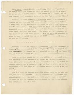 Typed lecture with annotations in pencil