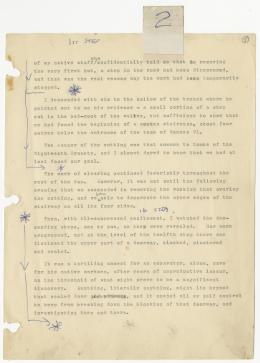 Typed lecture with annotations in pencil