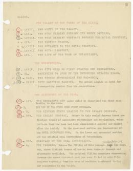 Typed lecture with annotations in pencil