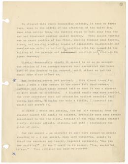 Typed lecture with annotations in pencil