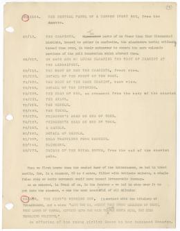 Typed lecture with annotations in pencil