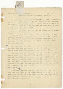 Typed lecture with annotations in pencil