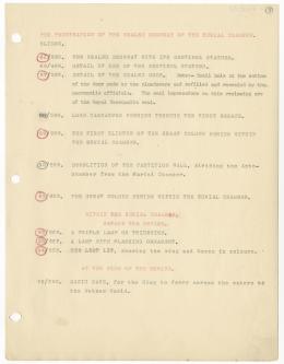 Typed lecture with annotations in pencil