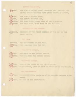 Typed lecture with annotations in pencil