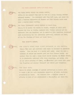 Typed lecture with annotations in pencil