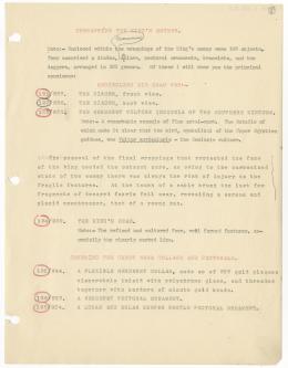 Typed lecture with annotations in pencil