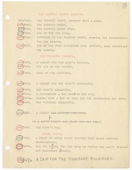 Typed lecture with annotations in pencil