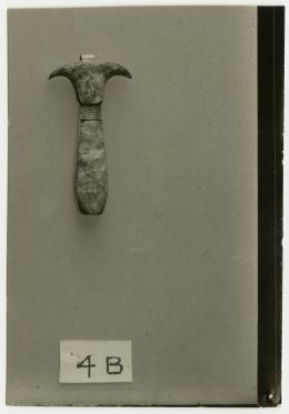 image of photographic print of papyrus amulet in object card