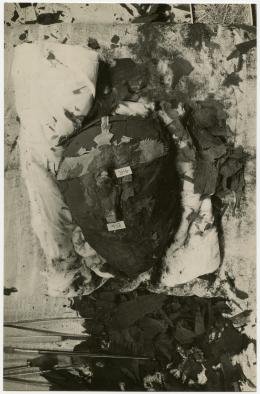 image of photographic print of king's head in object card