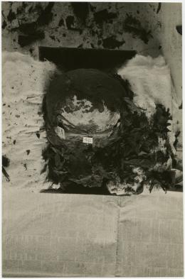 image of photographic print of king's head in object card