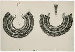 image of photographic print of two collars in object card