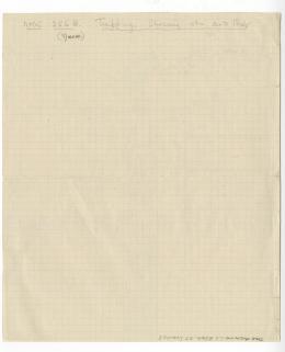 image of verso of object card