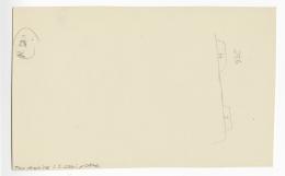 image of verso of photographic print in object card