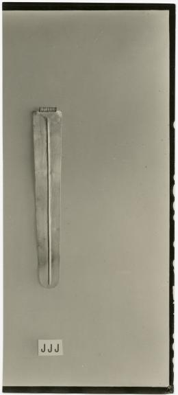 image of photographic print of plume amulet in object card