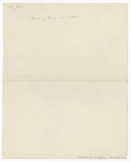 image of verso of drawing in object card