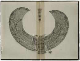 image of photographic print of collar with vulture and cobra in object card