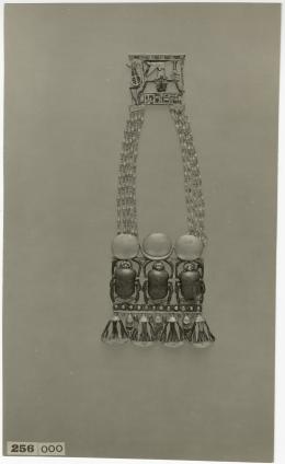 image of photographic print of scarab pectoral in object card