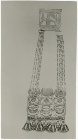 image of photographic print of scarab pectoral in object card